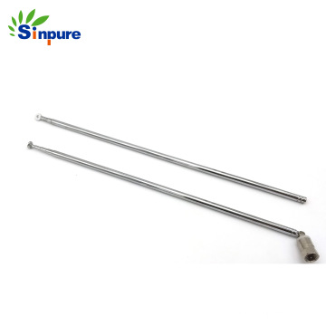 China Chrome Plated Stainelss Steel Telescopic Tube with Metal Part